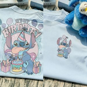 Stitch It's My Birthday Double Sided Shirt