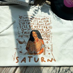 Sza Saturn Lyrics Shirt For Fans